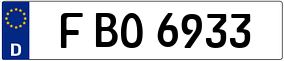 Truck License Plate